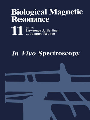 cover image of In Vivo Spectroscopy